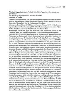 Bild der Seite - 927 - in biografiA. - Lexikon österreichischer Frauen, Band 1, A – H