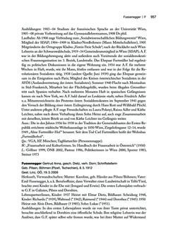 Image of the Page - 957 - in biografiA. - Lexikon österreichischer Frauen, Volume 1, A – H