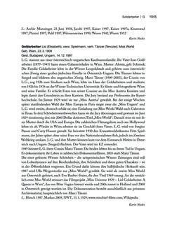 Image of the Page - 1045 - in biografiA. - Lexikon österreichischer Frauen, Volume 1, A – H