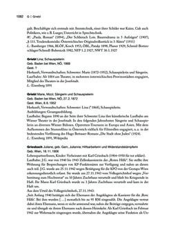 Bild der Seite - 1082 - in biografiA. - Lexikon österreichischer Frauen, Band 1, A – H
