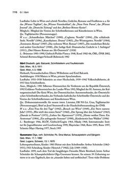 Bild der Seite - 1116 - in biografiA. - Lexikon österreichischer Frauen, Band 1, A – H