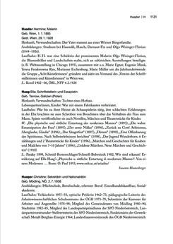 Bild der Seite - 1131 - in biografiA. - Lexikon österreichischer Frauen, Band 1, A – H