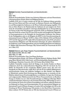 Bild der Seite - 1157 - in biografiA. - Lexikon österreichischer Frauen, Band 1, A – H