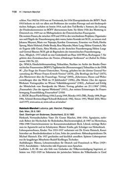 Bild der Seite - 1158 - in biografiA. - Lexikon österreichischer Frauen, Band 1, A – H