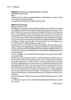 Image of the Page - 1170 - in biografiA. - Lexikon österreichischer Frauen, Volume 1, A – H