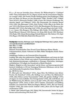 Image of the Page - 1177 - in biografiA. - Lexikon österreichischer Frauen, Volume 1, A – H