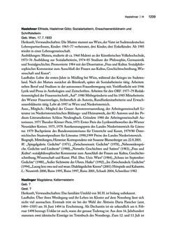 Image of the Page - 1209 - in biografiA. - Lexikon österreichischer Frauen, Volume 1, A – H