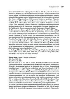 Bild der Seite - 1287 - in biografiA. - Lexikon österreichischer Frauen, Band 1, A – H