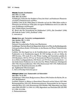 Bild der Seite - 1312 - in biografiA. - Lexikon österreichischer Frauen, Band 1, A – H