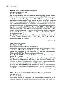 Bild der Seite - 1320 - in biografiA. - Lexikon österreichischer Frauen, Band 1, A – H