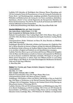 Image of the Page - 1385 - in biografiA. - Lexikon österreichischer Frauen, Volume 1, A – H