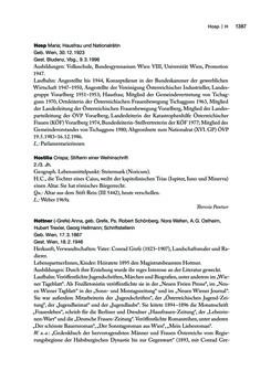 Image of the Page - 1387 - in biografiA. - Lexikon österreichischer Frauen, Volume 1, A – H