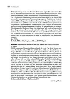 Image of the Page - 1402 - in biografiA. - Lexikon österreichischer Frauen, Volume 1, A – H
