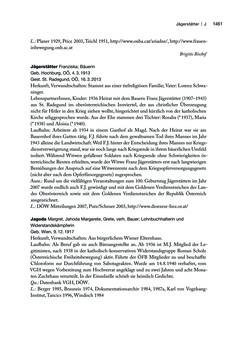 Bild der Seite - 1462 - in biografiA. - Lexikon österreichischer Frauen, Band 2, I – O