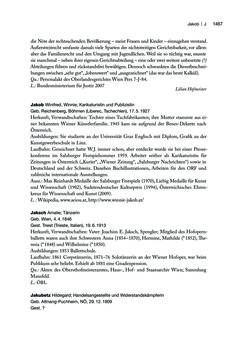 Image of the Page - 1468 - in biografiA. - Lexikon österreichischer Frauen, Volume 2, I – O