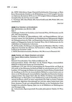 Image of the Page - 1471 - in biografiA. - Lexikon österreichischer Frauen, Volume 2, I – O