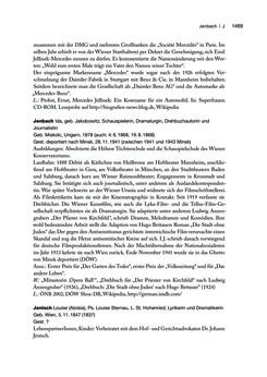 Image of the Page - 1490 - in biografiA. - Lexikon österreichischer Frauen, Volume 2, I – O