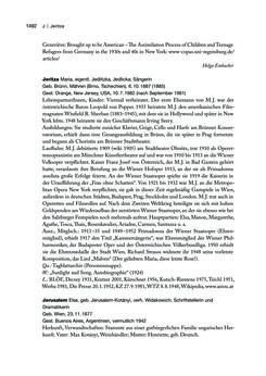 Image of the Page - 1493 - in biografiA. - Lexikon österreichischer Frauen, Volume 2, I – O