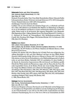 Bild der Seite - 1689 - in biografiA. - Lexikon österreichischer Frauen, Band 2, I – O