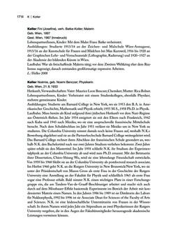 Bild der Seite - 1715 - in biografiA. - Lexikon österreichischer Frauen, Band 2, I – O