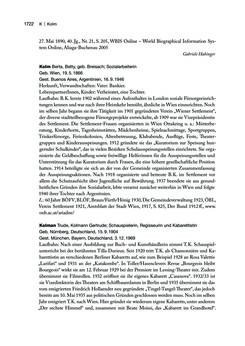 Bild der Seite - 1723 - in biografiA. - Lexikon österreichischer Frauen, Band 2, I – O