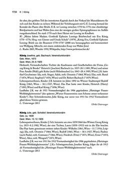 Image of the Page - 1735 - in biografiA. - Lexikon österreichischer Frauen, Volume 2, I – O