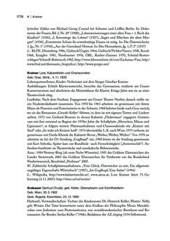 Bild der Seite - 1777 - in biografiA. - Lexikon österreichischer Frauen, Band 2, I – O