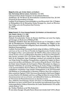 Image of the Page - 1796 - in biografiA. - Lexikon österreichischer Frauen, Volume 2, I – O