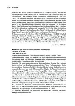 Image of the Page - 1797 - in biografiA. - Lexikon österreichischer Frauen, Volume 2, I – O