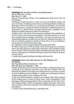 Image of the Page - 1957 - in biografiA. - Lexikon österreichischer Frauen, Volume 2, I – O