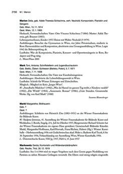 Bild der Seite - 2157 - in biografiA. - Lexikon österreichischer Frauen, Band 2, I – O