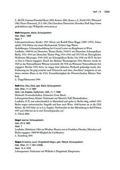 Image of the Page - 2356 - in biografiA. - Lexikon österreichischer Frauen, Volume 2, I – O