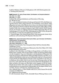 Image of the Page - 2357 - in biografiA. - Lexikon österreichischer Frauen, Volume 2, I – O