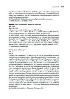Image of the Page - 2384 - in biografiA. - Lexikon österreichischer Frauen, Volume 2, I – O