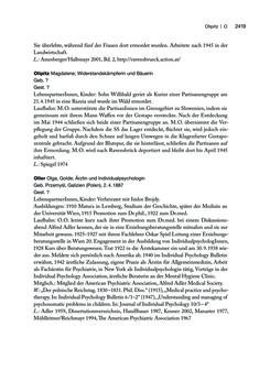 Image of the Page - 2420 - in biografiA. - Lexikon österreichischer Frauen, Volume 2, I – O