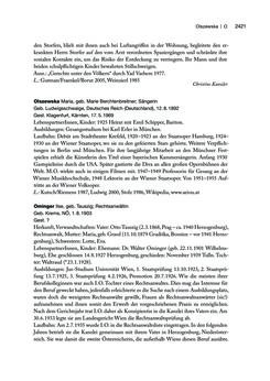 Image of the Page - 2422 - in biografiA. - Lexikon österreichischer Frauen, Volume 2, I – O