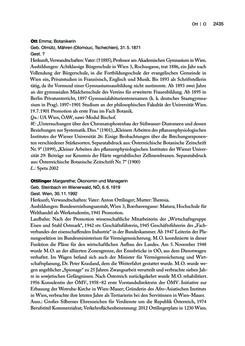 Image of the Page - 2436 - in biografiA. - Lexikon österreichischer Frauen, Volume 2, I – O
