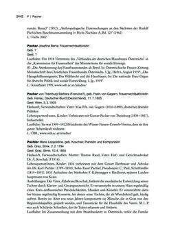 Image of the Page - 2442 - in biografiA. - Lexikon österreichischer Frauen, Volume 3, P – Z