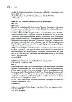 Bild der Seite - 2472 - in biografiA. - Lexikon österreichischer Frauen, Band 3, P – Z
