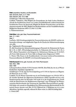 Bild der Seite - 2559 - in biografiA. - Lexikon österreichischer Frauen, Band 3, P – Z