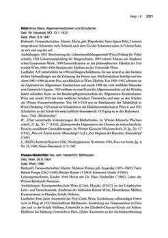 Bild der Seite - 2571 - in biografiA. - Lexikon österreichischer Frauen, Band 3, P – Z