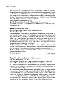 Image of the Page - 2578 - in biografiA. - Lexikon österreichischer Frauen, Volume 3, P – Z
