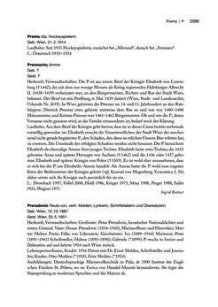 Image of the Page - 2599 - in biografiA. - Lexikon österreichischer Frauen, Volume 3, P – Z