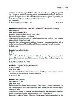 Bild der Seite - 2607 - in biografiA. - Lexikon österreichischer Frauen, Band 3, P – Z
