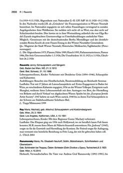 Image of the Page - 2656 - in biografiA. - Lexikon österreichischer Frauen, Volume 3, P – Z