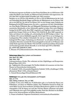 Image of the Page - 2685 - in biografiA. - Lexikon österreichischer Frauen, Volume 3, P – Z