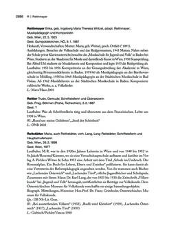 Image of the Page - 2686 - in biografiA. - Lexikon österreichischer Frauen, Volume 3, P – Z