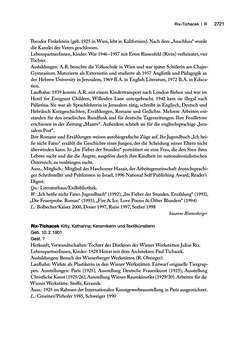 Image of the Page - 2721 - in biografiA. - Lexikon österreichischer Frauen, Volume 3, P – Z