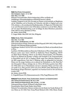 Image of the Page - 2764 - in biografiA. - Lexikon österreichischer Frauen, Volume 3, P – Z