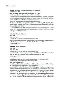 Image of the Page - 2852 - in biografiA. - Lexikon österreichischer Frauen, Volume 3, P – Z